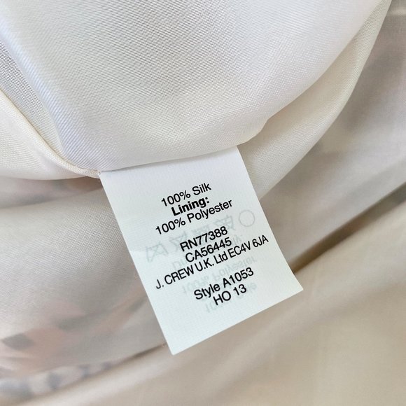 J. Crew Tile Silk Pleated Mini Skirt - Picture 9 of 9